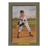 Warren Spahn Signed Perez Steele Great Moments Card #14 (Beckett) at PristineAuction.com