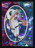 Stephen Curry 2023-24 Select Select Certified Purple Cracked Ice Prizms #4 #40/75 at PristineAuction.com