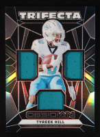 Tyreek Hill 2024 Panini Obsidian Trifecta Swatches #35 at PristineAuction.com