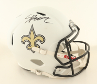 Spencer Rattler Signed Saints Full-Size Lunar Eclipse Alternate Speed Helmet (PSA) at PristineAuction.com