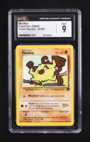 Mankey 2000 Pokemon Team Rocket Unlimited #61 (CGC 9) at PristineAuction.com