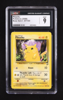 Pikachu (Yellow Cheeks) 1999 Pokemon Base 2 Unlimited #87 (CGC 9) at PristineAuction.com