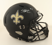 Spencer Rattler Signed Saints Full-Size Eclipse Alternate Speed Helmet (PSA) at PristineAuction.com