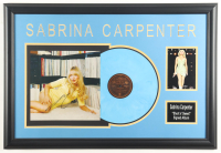 Sabrina Carpenter Signed "Short N' Sweet" Custom Framed Vinyl Album Cover Display With Record (Beckett) at PristineAuction.com