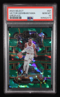 Victor Wembanyama 2023-24 Select Prizms Green Ice #87 RC (PSA 10) at PristineAuction.com