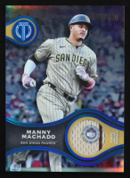 Manny Machado 2025 Topps Tribute Stamp of Approval Relics Blue #SOAMM #095/150 at PristineAuction.com