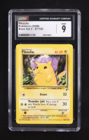 Pikachu (Yellow Cheeks) 1999 Pokemon Base 2 Unlimited #87 (CGC 9) at PristineAuction.com