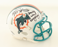 Ricky Williams Signed Dolphins Speed Mini Helmet Inscribed "Smoke Weed Everyday" (JSA) at PristineAuction.com