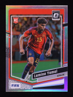 Lamine Yamal 2023-24 Donruss Optic Holo #54 RC at PristineAuction.com