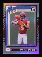 Jayden Daniels 2024 Donruss Optic Holo #248 RR RC at PristineAuction.com