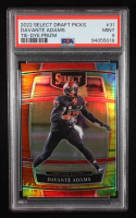 Davante Adams 2022 Select Draft Picks Prizms Tie Dye #31 #21/25 (PSA 9) at PristineAuction.com