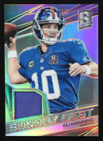 Eli Manning 2015 Panini Spectra Sunday Best Jerseys #50 #28/99 at PristineAuction.com