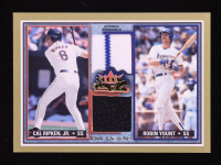 Cal Ripken / Robin Yount 2002 Fleer Fall Classics Rival Factions Game Used Dual #5 Jersey at PristineAuction.com