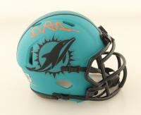 De'Von Achane Signed Dolphins Rave Alternate Speed Mini Helmet (Beckett) at PristineAuction.com