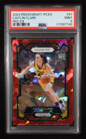 Caitlin Clark 2024-25 Panini Prizm Draft Picks Prizms Red Ice #57 RC (PSA 9) at PristineAuction.com
