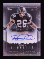 Rod Woodson 2024 Topps Midnight Stroke of Midnight Autographs Winter Solstice #SMA-RW #16/35 at PristineAuction.com