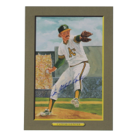 Catfish Hunter Signed Perez Steele Great Moments Card #62 (Beckett) at PristineAuction.com