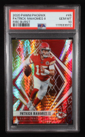 Patrick Mahomes II 2020 Panini Phoenix Fire Burst #45 (PSA 10) at PristineAuction.com