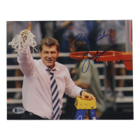 Geno Auriemma Signed UConn Huskies 8x10 Photo Inscribed "Best Wishes!" (Beckett) at PristineAuction.com