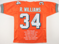 Ricky Williams Signed Career Highlight Stat Jersey (Beckett) at PristineAuction.com
