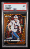Josh Allen 2024 Panini Prizm Prizms Lazer #28 (PSA 9) at PristineAuction.com