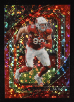 J.J. Watt 2022 Select Prizm Red Disco #380 #03/49 at PristineAuction.com