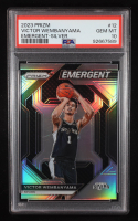 Victor Wembanyama 2023-24 Panini Prizm Emergent Prizms Silver #12 RC (PSA 10) at PristineAuction.com