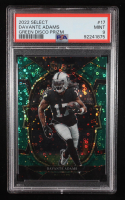 Davante Adams 2022 Select Prizm Green Disco #17 #3/5 (PSA 9) at PristineAuction.com