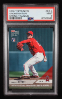 Shohei Ohtani 2018 Topps Now Spring Training #ST4 RC (PSA 9) at PristineAuction.com