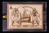 Robert Griffin III / Jayden Daniels | Woodtown | C4 Custom Wood Art Trading Card at PristineAuction.com