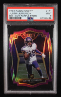 Justin Jefferson 2020 Select Prizm Purple Die Cut #161 RC (PSA 9) at PristineAuction.com