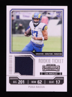 Puka Nacua 2023 Panini Contenders Rookie Ticket Swatches Variations #13 RC at PristineAuction.com