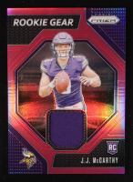 J.J. McCarthy 2024 Panini Prizm Rookie Gear Pink #8 RC at PristineAuction.com