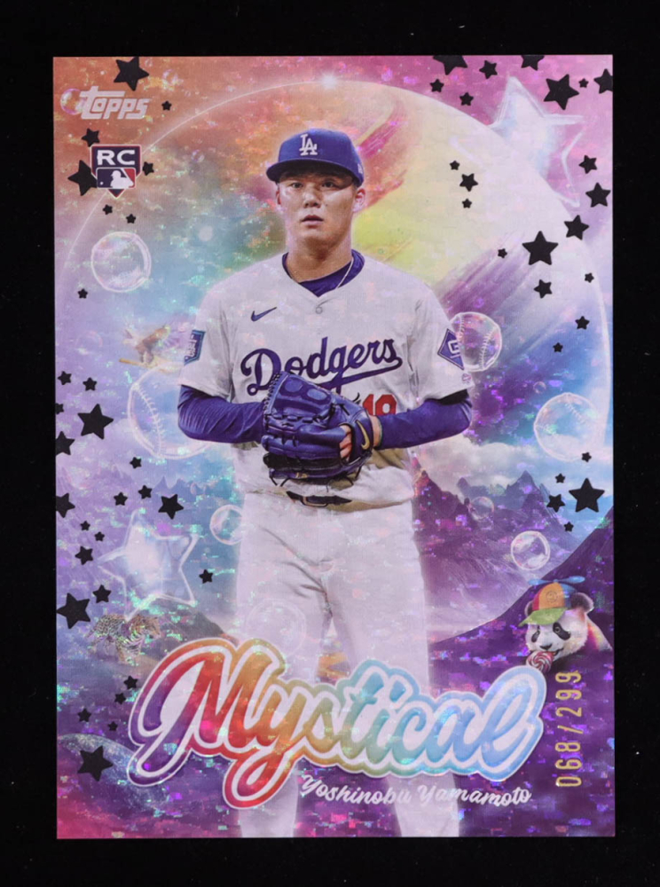 Yoshinobu Yamamoto 2024 Topps Update Mystical Black #MYS13 RC #68/299