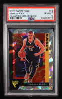 Nikola Jokic 2020-21 Panini Flux Fanatics Factory Cracked Ice #43 (PSA 10) at PristineAuction.com