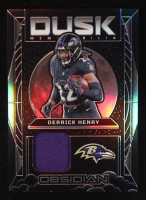 Derrick Henry 2024 Panini Obsidian Dusk Memorabilia #17 at PristineAuction.com