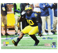 Devin Bush Signed Michigan Wolverines 8x10 Photo Inscribed "Go Blue" (Radtke) at PristineAuction.com
