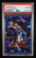 Stephen Curry 2023-24 Select Blue Cracked Ice Prizms #56 (PSA 10) at PristineAuction.com
