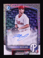 Mick Abel 2025 Bowman Chrome Mega Box Prospect Autographs #BMAMA RC at PristineAuction.com