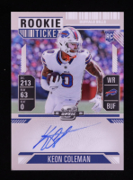 Keon Coleman 2024 Panini Contenders Optic #117 Autograph RC at PristineAuction.com