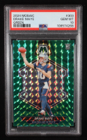 Drake Maye 2024 Panini Mosaic Mosaic Green #303 RC (PSA 10) at PristineAuction.com