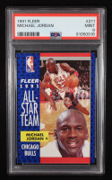 Michael Jordan 1991-92 Fleer #211 AS (PSA 9) at PristineAuction.com