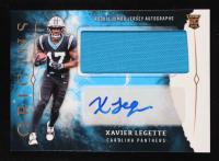 Xavier Legette 2024 Panini Origins Rookie Jumbo Jersey Autographs #6 RC at PristineAuction.com