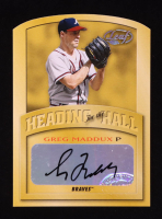 Greg Maddux 2002 Leaf Heading for the Hall Autographs #1 #25/50 at PristineAuction.com