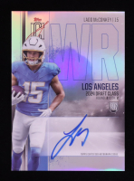 Ladd McConkey 2024 Topps Signature Class Chrome Rookie Autographs Refractors #RCV-LM RC at PristineAuction.com