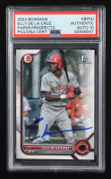 Elly De La Cruz Signed 2022 Bowman Chrome #BCP50 RC (PSA | Autograph Grade 10) at PristineAuction.com