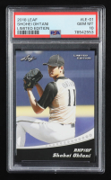 Shohei Ohtani 2018 Leaf Limited Edition #LE01 RC (PSA 10) at PristineAuction.com