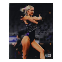 Olivia 'Livvy' Dunne Signed 8x10 Photo (Beckett) at PristineAuction.com