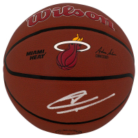 Tyler Herro Signed NBA Heat Logo Basketball (Schwartz) at PristineAuction.com