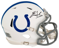 Edgerrin James Signed Colts Speed Mini Helmet (Schwartz) at PristineAuction.com